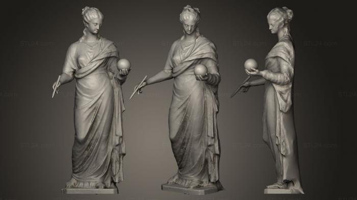 Statues antique and historical (Urania Vatican, STKA_1061) 3D models for cnc
